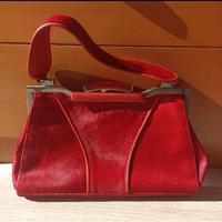 CALVIN KLEIN COLLECTION – Borsa in Cavallino Rosso