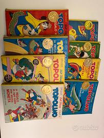 Collezione Topolino anni 70 con monete