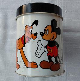 Barattolo Latta Disney HBS Inghilterra Anni '70