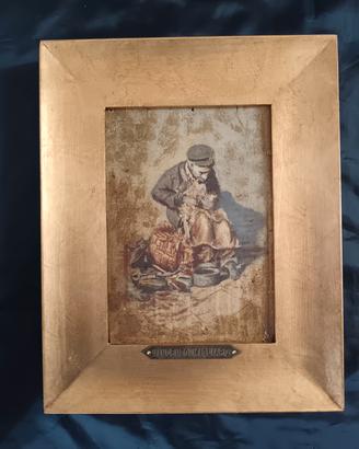 Vincenzo Migliaro dipinto olio su legno 