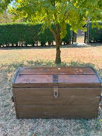 Baule militare in legno