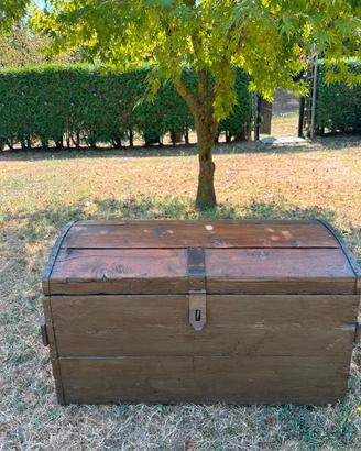 Baule militare in legno