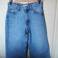 Zara jeans vita alta gamba larga tg S/40