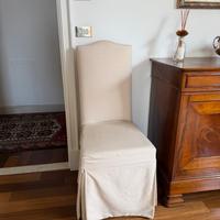 Sedie da pranzo vestite