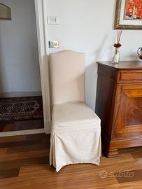 Sedie da pranzo vestite