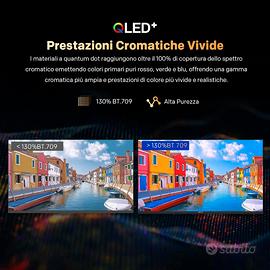 QLED  TV GOOGLE TV HDR10 DOLBY E CLASA
