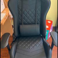 sedia gaming nera 