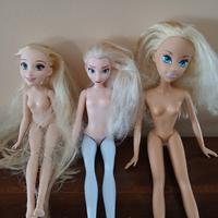 set 3 bambole da collezione Disney 