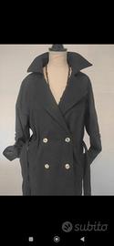Trench doppiopetto lungo 
