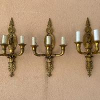 Tris di Applique in Bronzo Massiccio