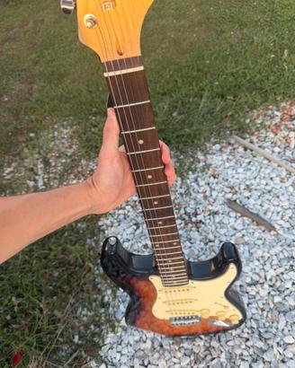 Chitarra elettrica stagg e amplificatore