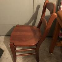 Tavolo pieghevole noce