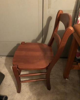 Tavolo pieghevole noce