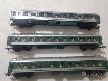 lotto carrozze modellismo ferroviario 