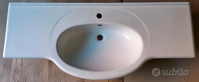 Lavabo cm. 120 DISEGNO Ceramica (Nuovo)