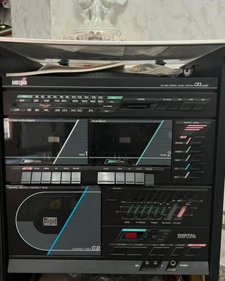 Stereo Vintage Anni 80 Amstrad CDX400 Giradischi