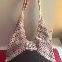 Borsa fatta a mano all uncinetto
