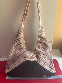 Borsa fatta a mano all uncinetto