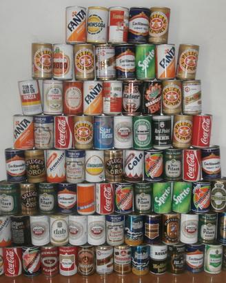 Lattine da collezione