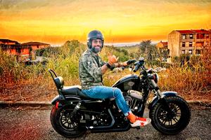 Sporrtster Forty-Eight   “Dark Custom”