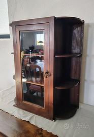 Vetrinetta vintage di legno