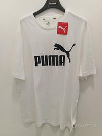 T-shirt Uomo Puma colore bianco originale cotone