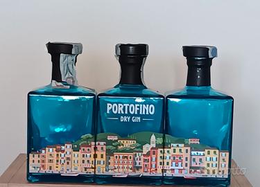 BOTTIGLIE VUOTE DI  PORTOFINO DRY GIN ORIGINALI