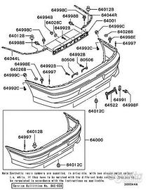 Paraurti post mitsubishi lancer evo 7 8