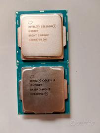 Lotto CPU Intel i3-7100T + Celeron G3900T LGA1151