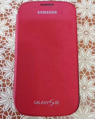 Samsung S3 rosso arancio funzionante.
