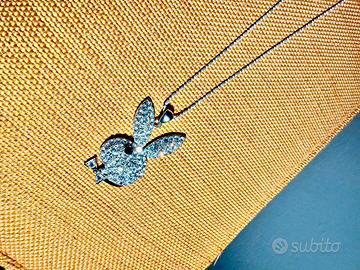 Collana con coniglietto logo Playboy bunny