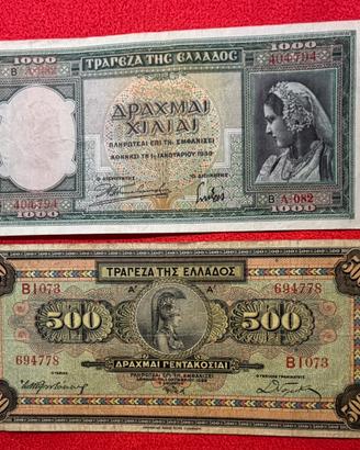 Banconote Grecia
