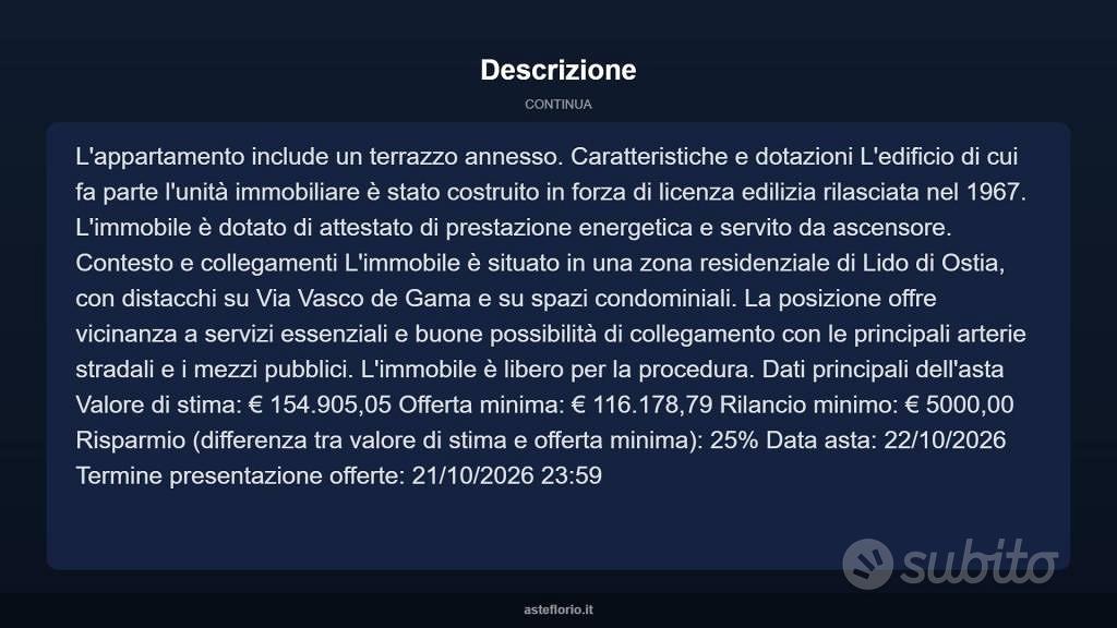 Appartamento – Roma, Lido di Ostia Ponente - Vista 5
