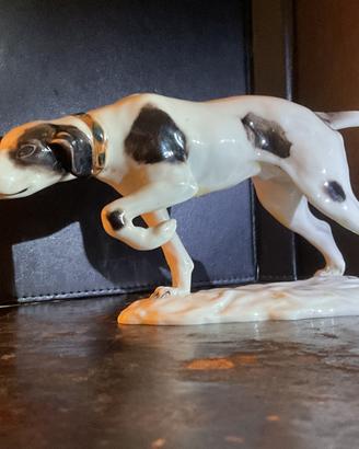 Cacciapuoti, statuina Pointer ceramica