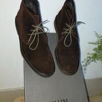 Scarpe uomo marroni scamosciate