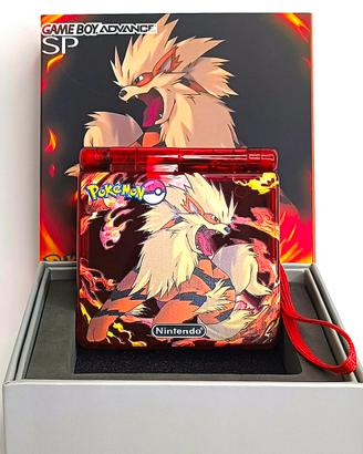 Nintendo Gameboy advance sp 🧡 arcanine 🖤 Ips v5