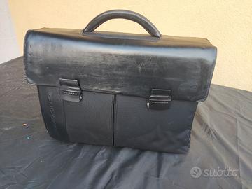 Borsa PIQUADRO PQ7 - pelle e tessuto tecnico