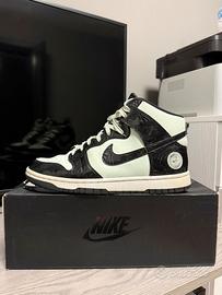 Nike Dunk high barely green/black