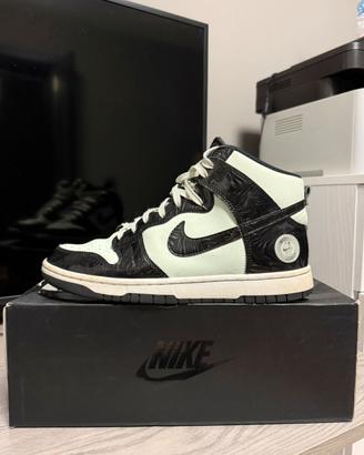 Nike Dunk high barely green/black