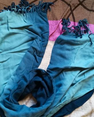 Sciarpa in stile PashMina Bleu