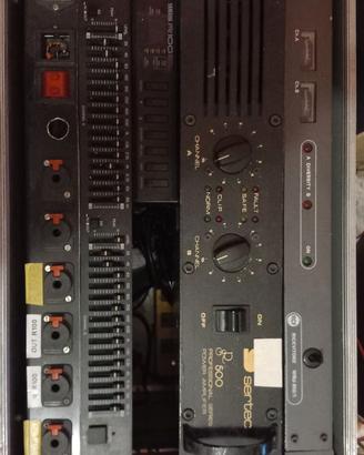 Impianto Audio vintage per DJ/mixer/ricevitore ed 