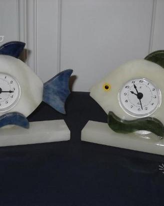 Orologi Pesce Piccolo in Marmo Alabastro -Lapis -