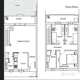 Eleganti ville bilivelli con giardino posto auto