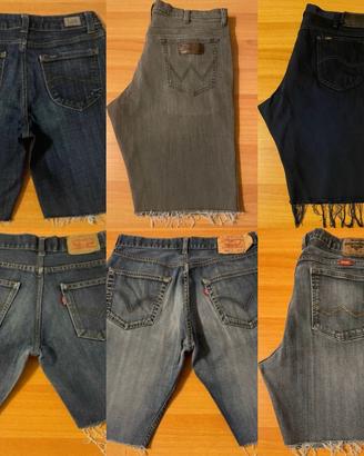 Stock/Lotto 31 Jeans corti/short uomo donna