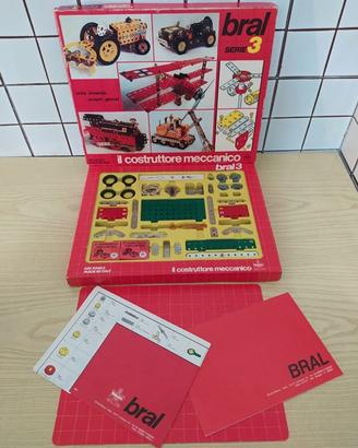 Il costruttore meccanico Bral 3 vintage anni '80