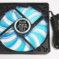 VENTOLA CASE PC GELID WING SLIM 12 cm BLU UV REACT