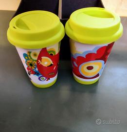 Set 2 tazze mug termiche coperchio Maison V nuove