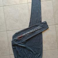 Ellesse leggings grigio melange – logo ricamato