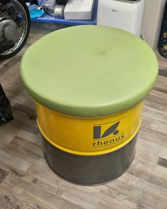 3 Barili industriali trasformati in sedute 🪑