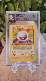 Carta Pokemon Electrode 21/102 Set Base Rara Prima
